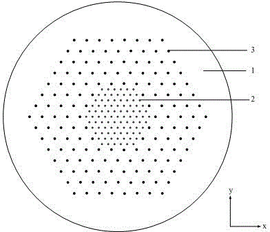 An all-solid-state large-mode-field photonic bandgap fiber