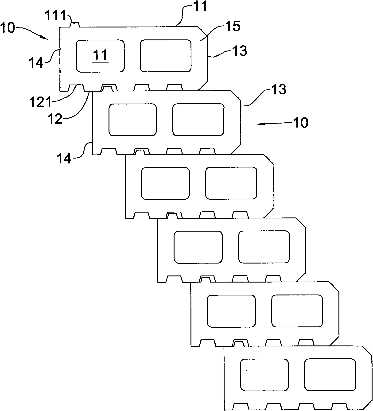 Slope protection stone