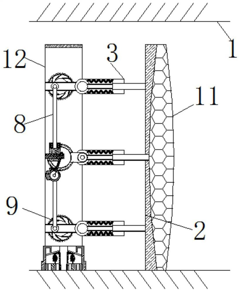 A hydroelectric power generation device that increases potential energy based on water flow