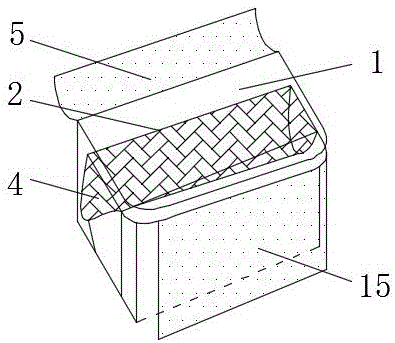 Anti-splashing concrete pump screening device