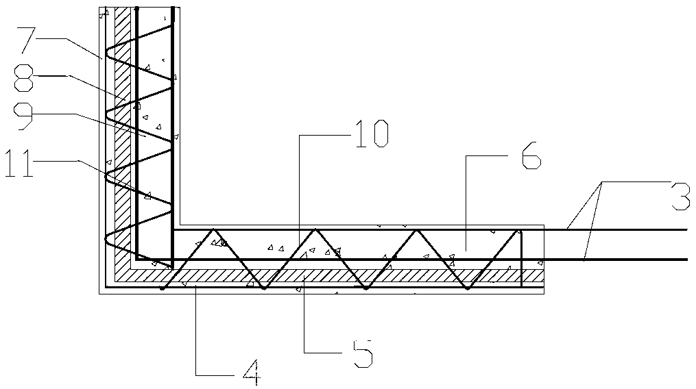 Prefabricated heat preservation balcony suitable for industrial production and construction method of prefabricated heat preservation balcony