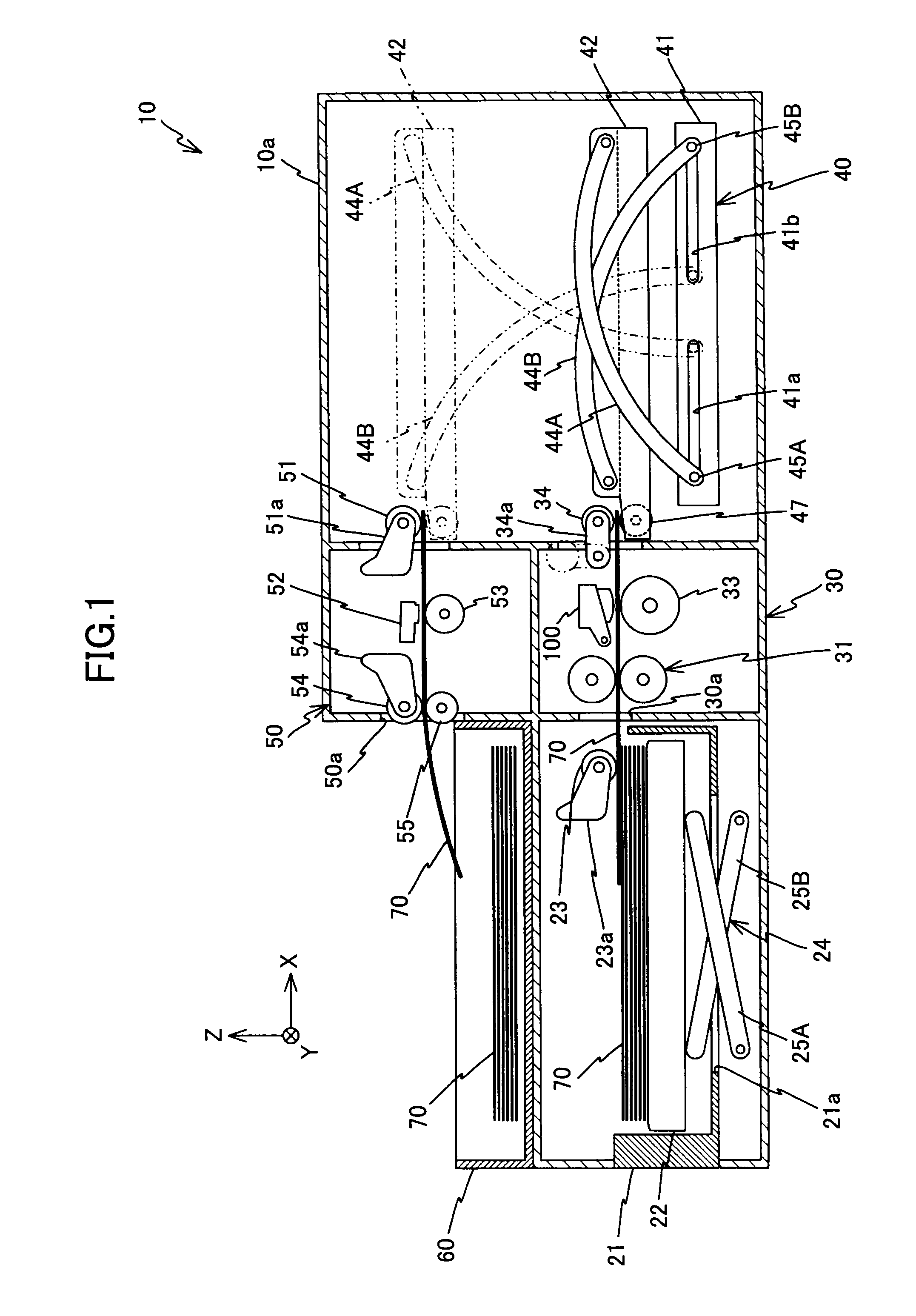 Heating unit, erasing device, and information erasing and recording apparatus