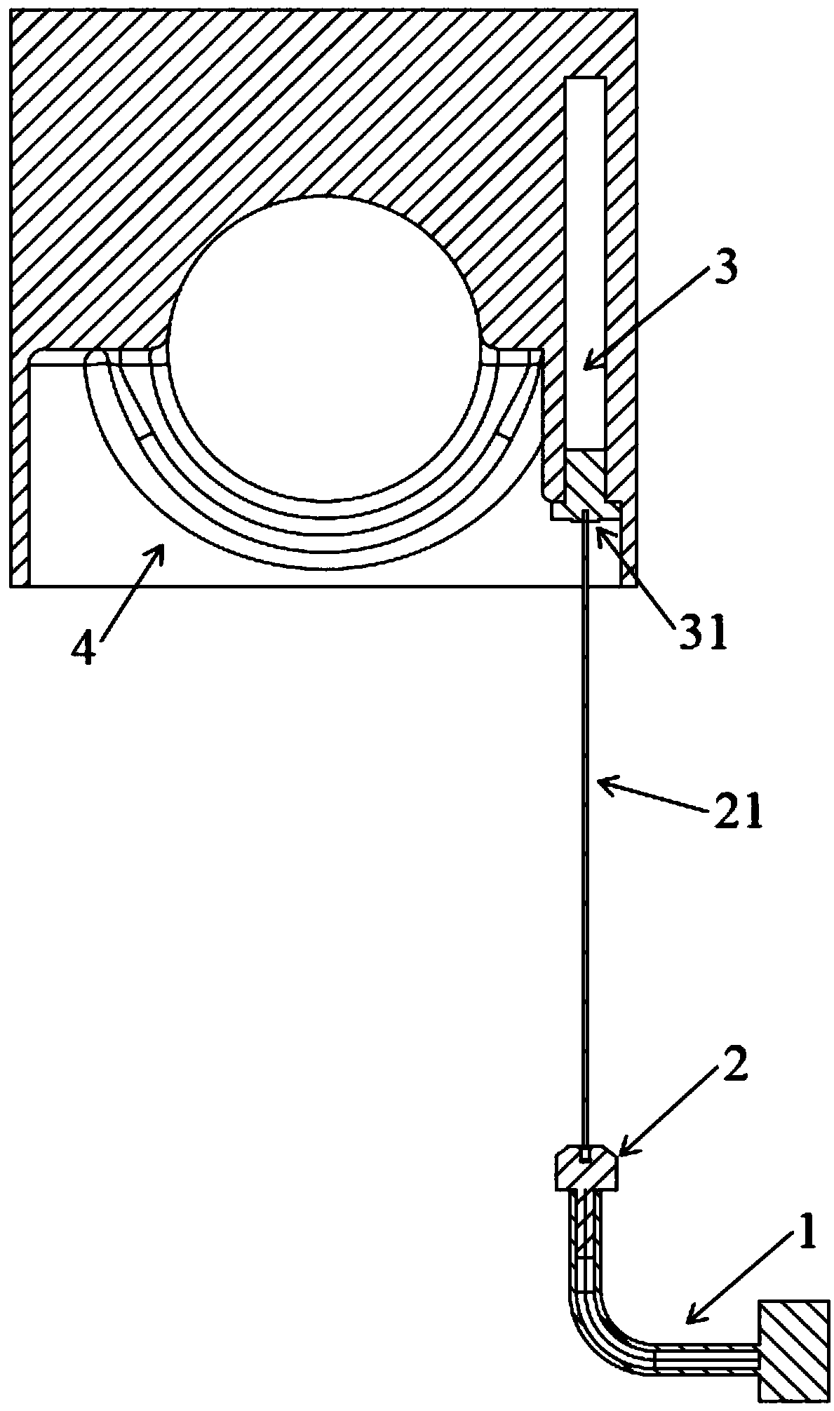 Targeting method of cooling nozzle