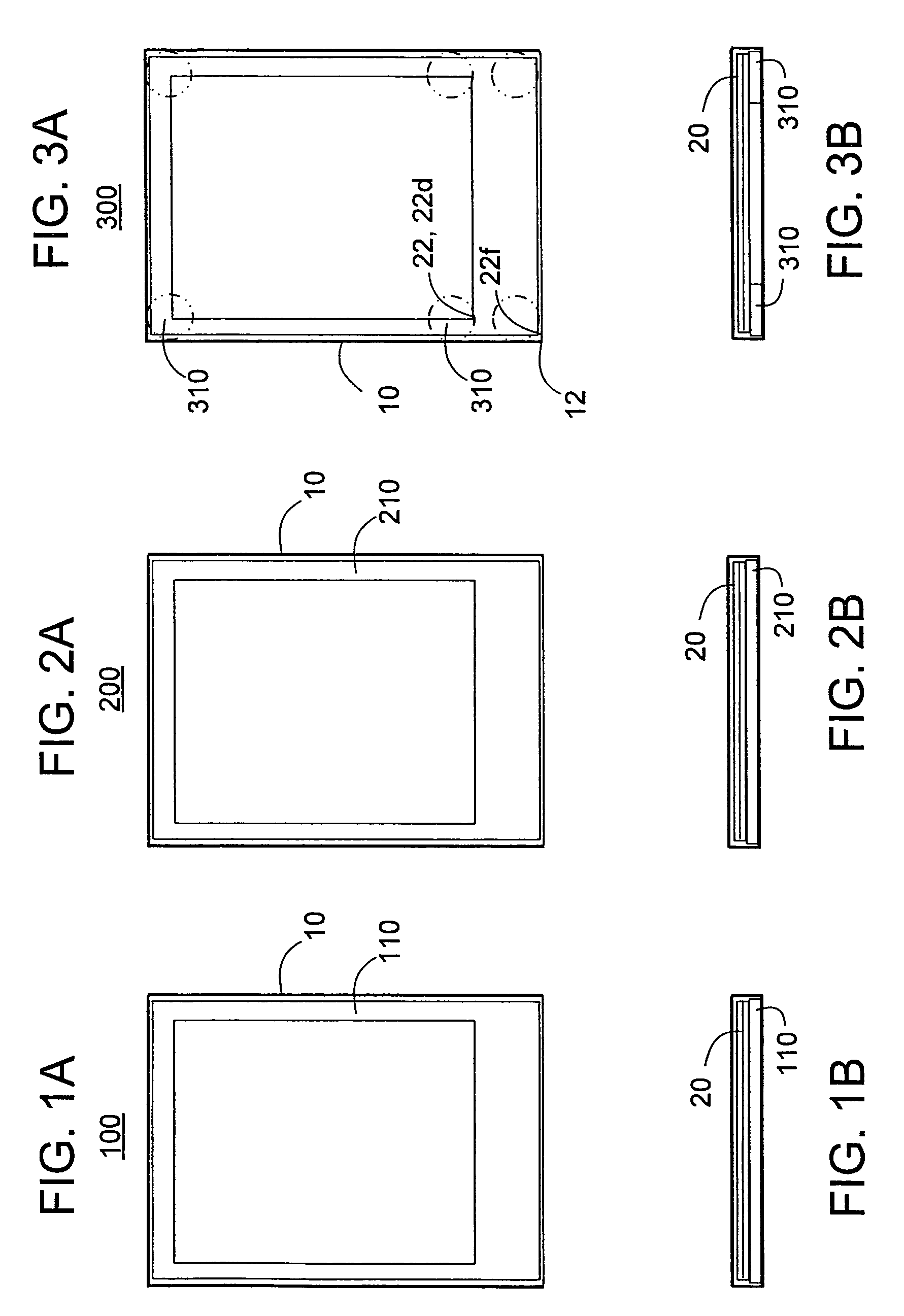 Bezel packaging of frit-sealed OLED devices