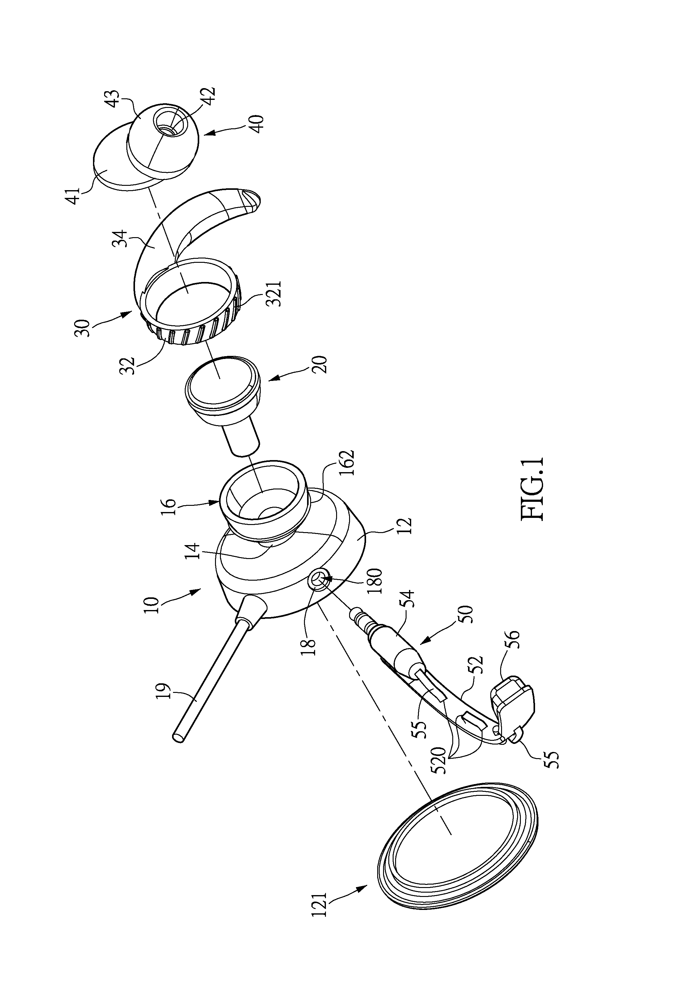 In-ear-canal headset assembly