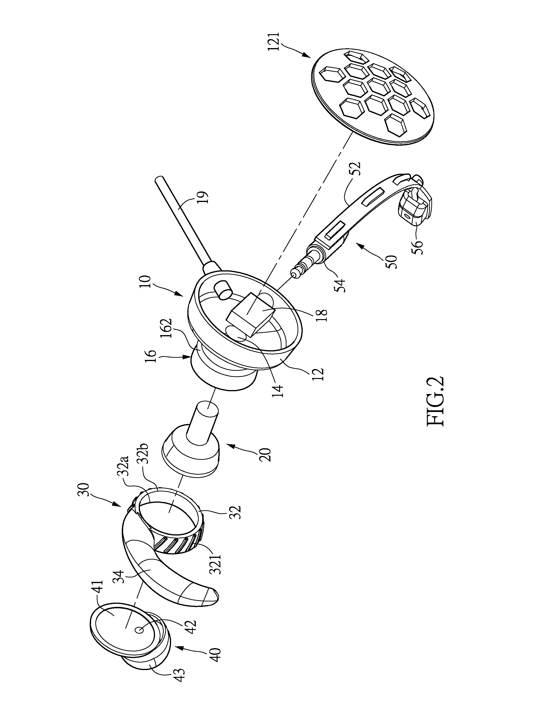 In-ear-canal headset assembly