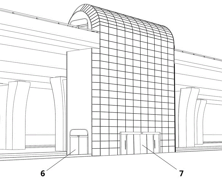 Three-dimensional parking method for viaduct vehicle parking