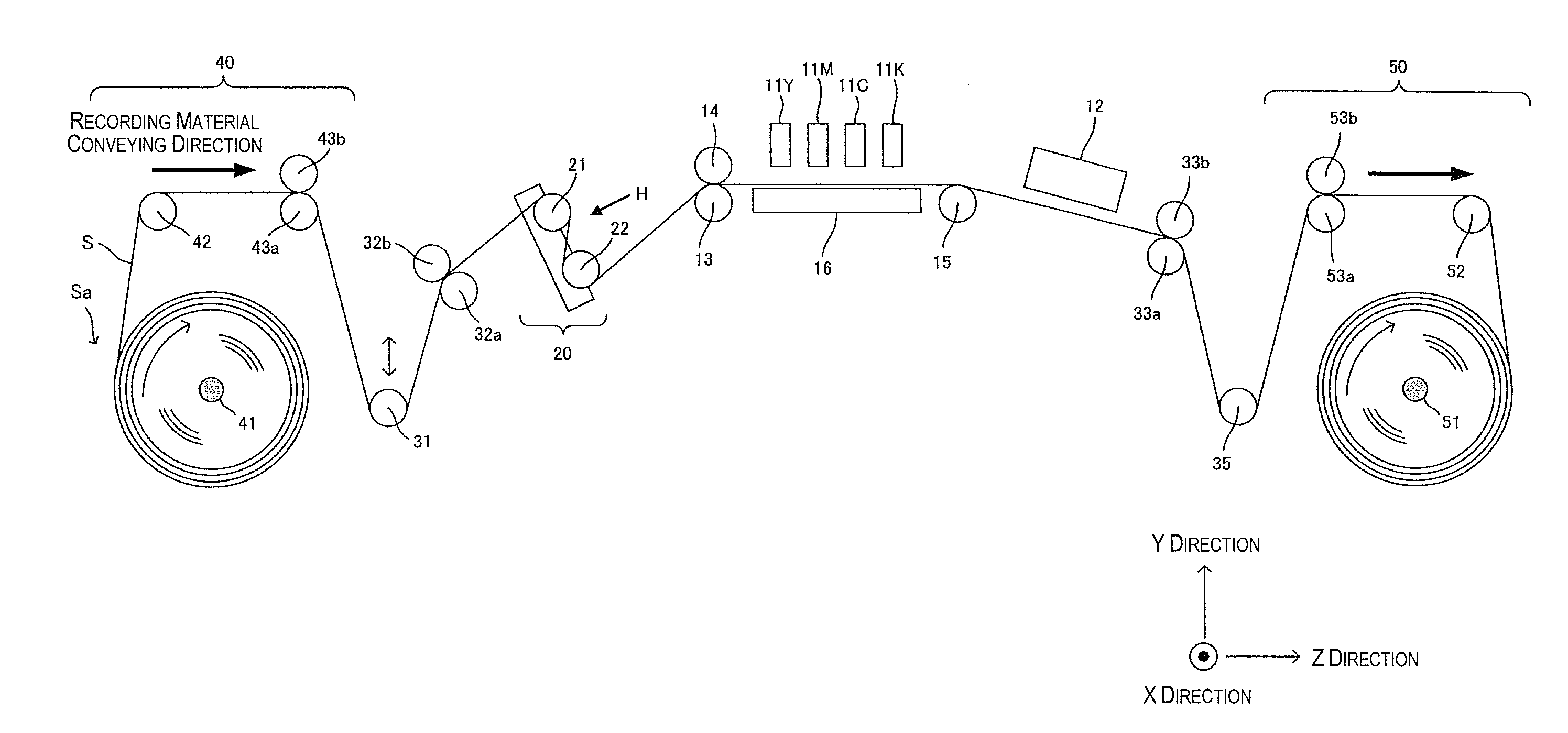 Image-forming device and method for forming an image