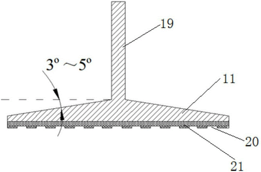 Road material washing test device adopting electromagnetic driving