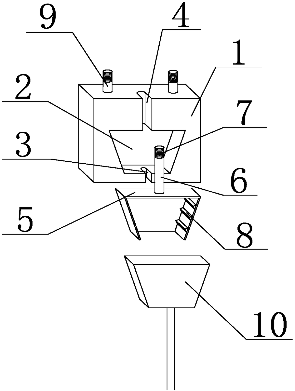 Clamping method used in metal material mechanical property test