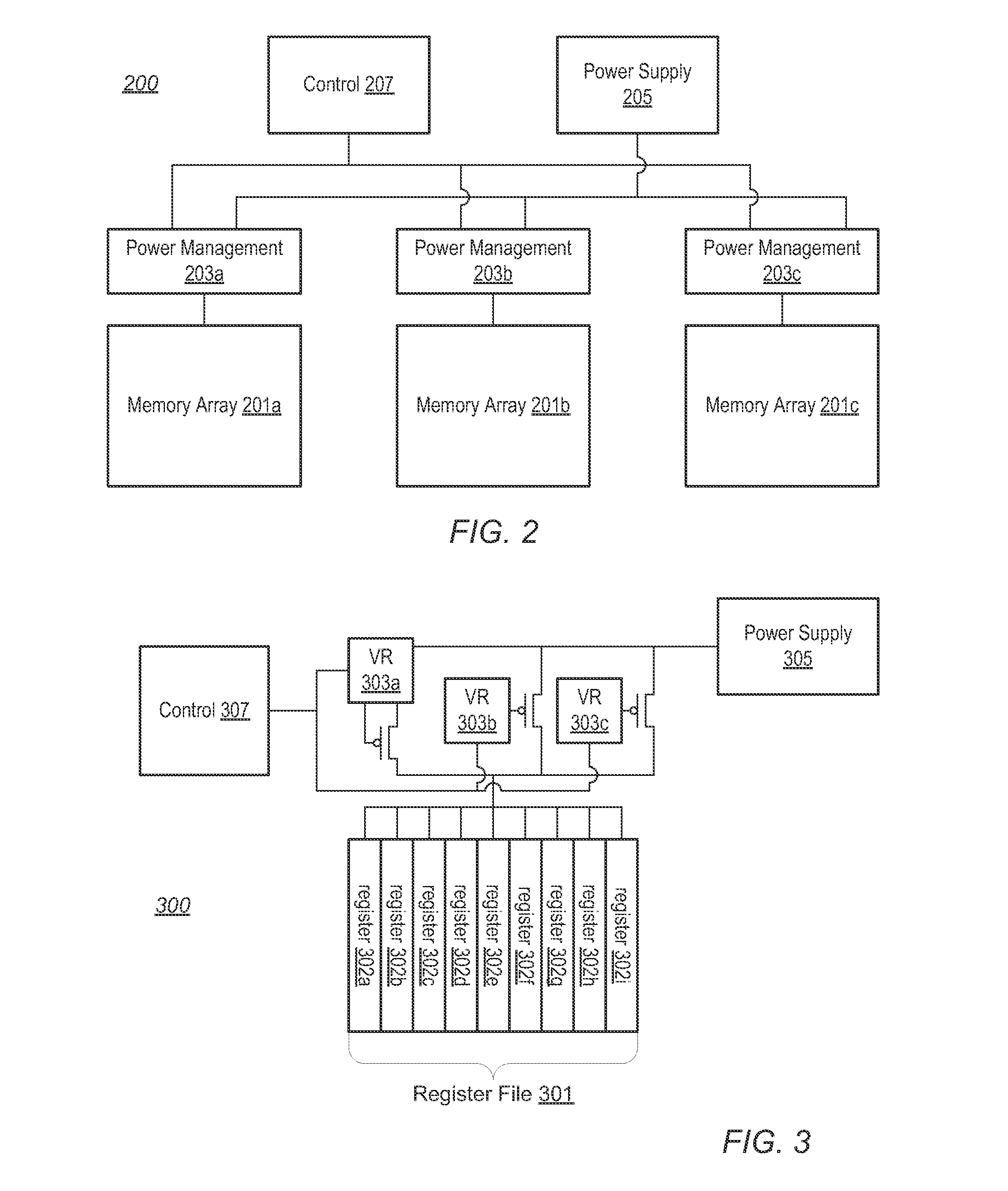 Configurable voltage reduction for register file