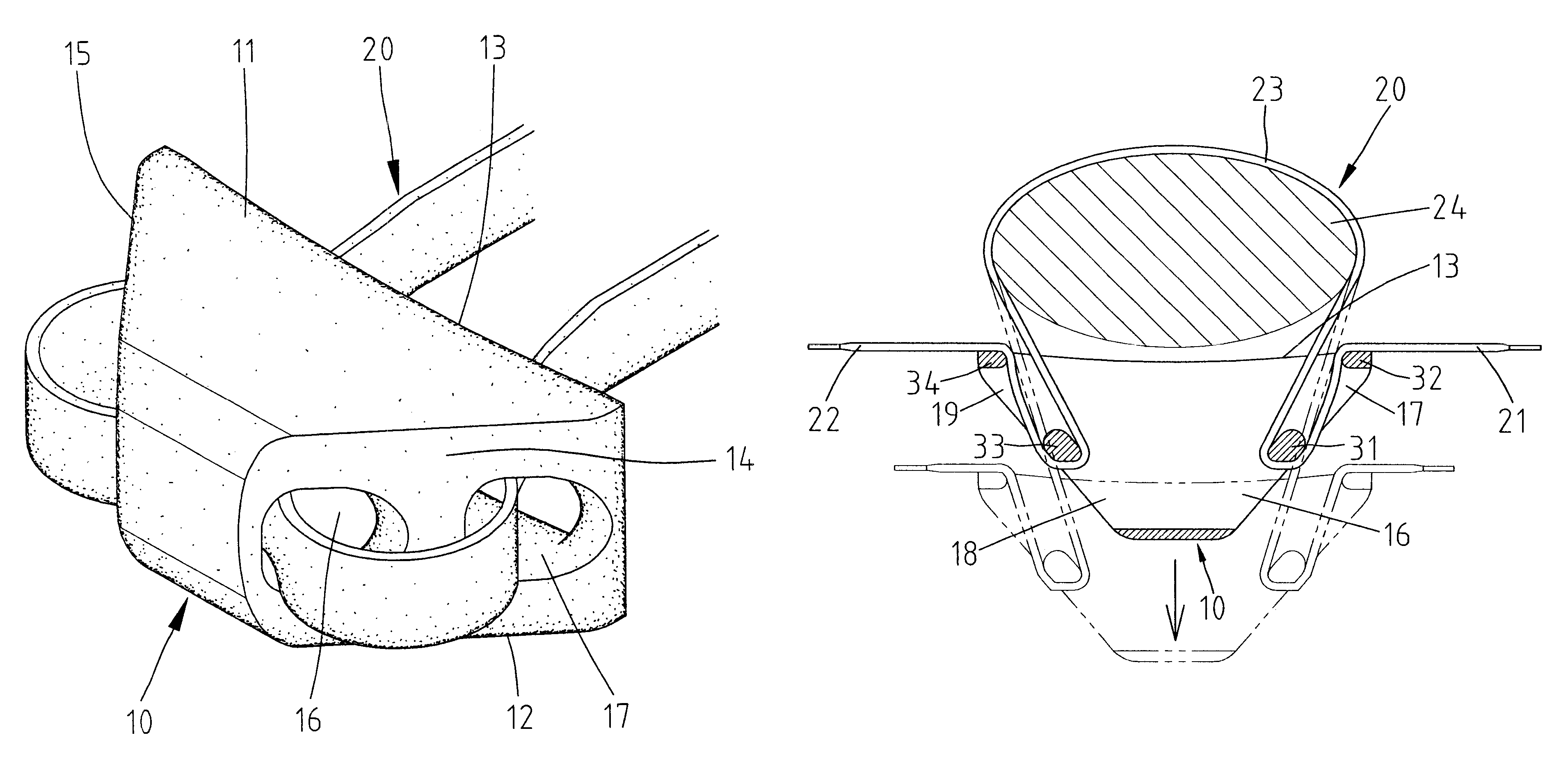 Fastener for lace