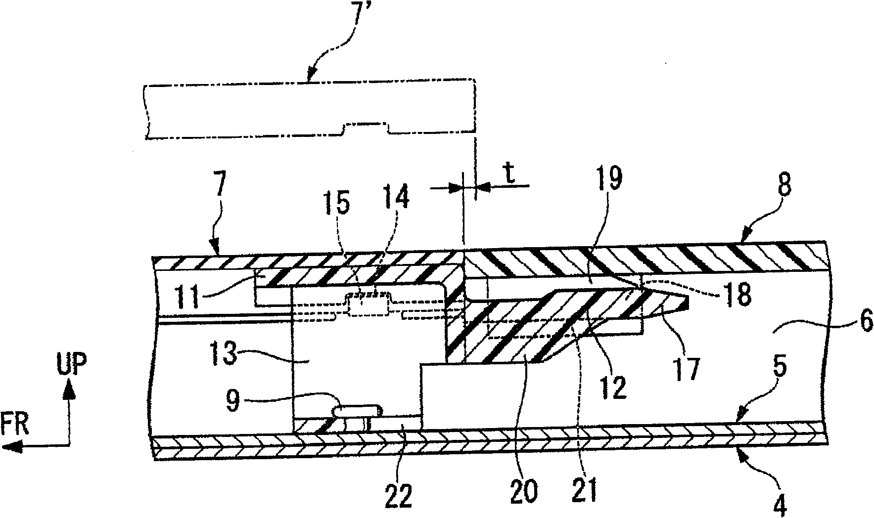 Rear portion of vehicle and assembly method thereof