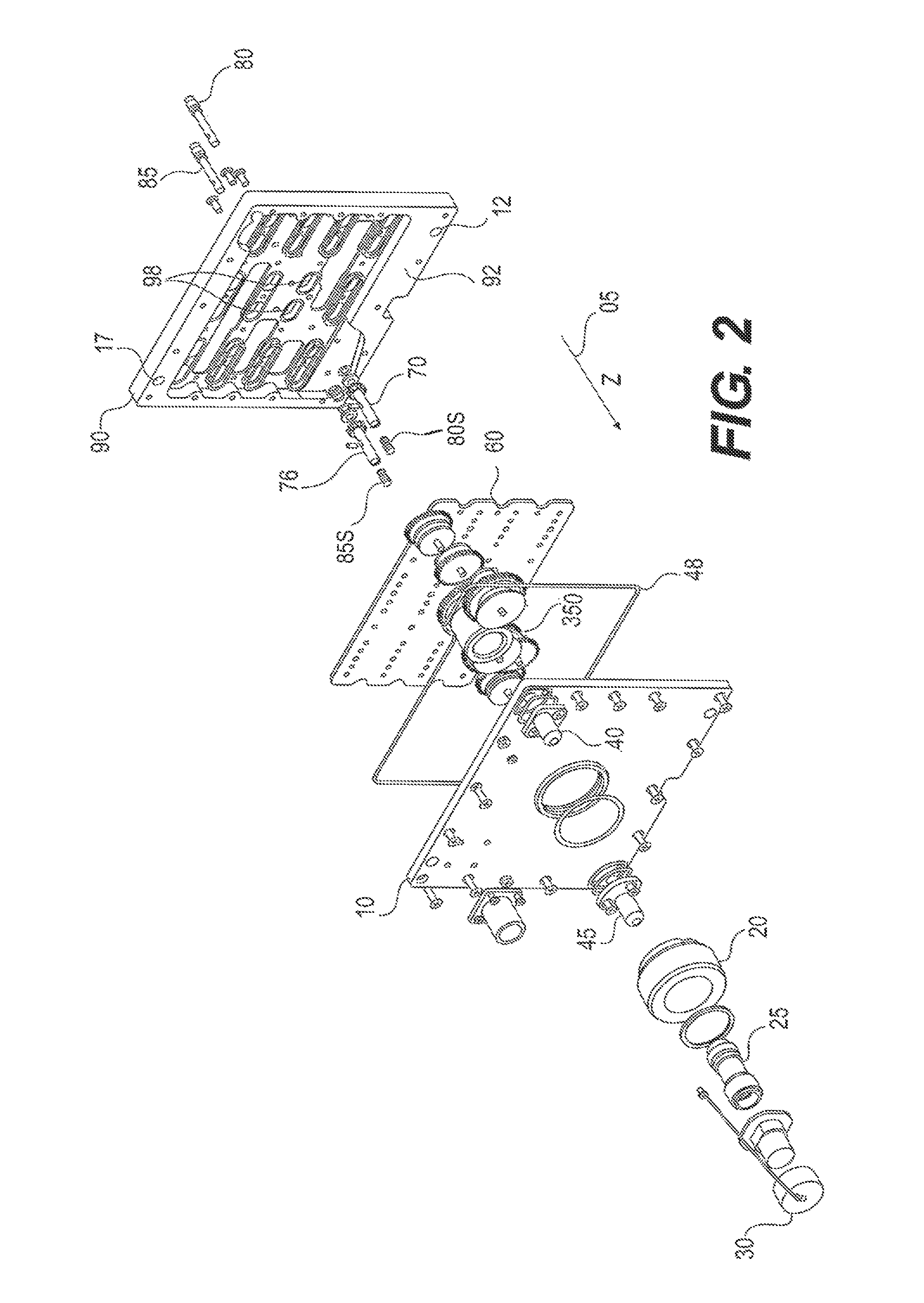 Spring loaded gear bolt assembly and method