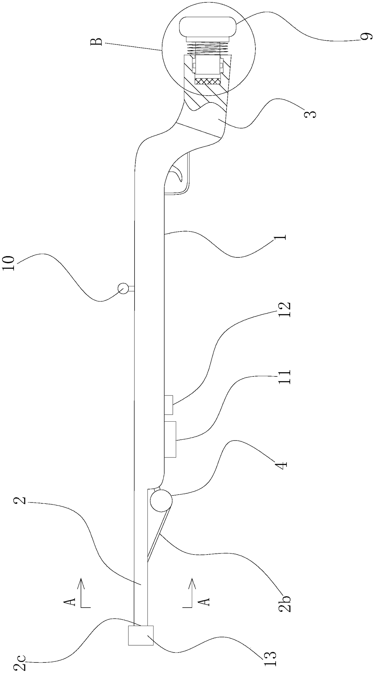 Practice gun with improved structure