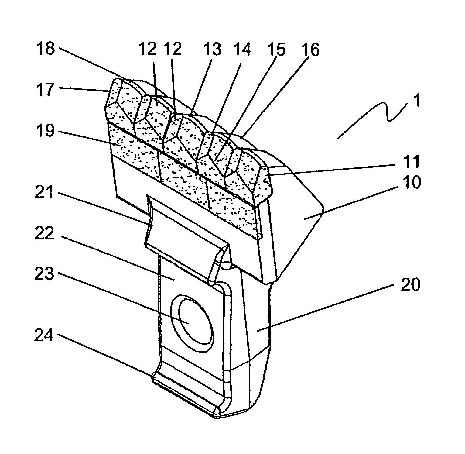 Exchangeable beater