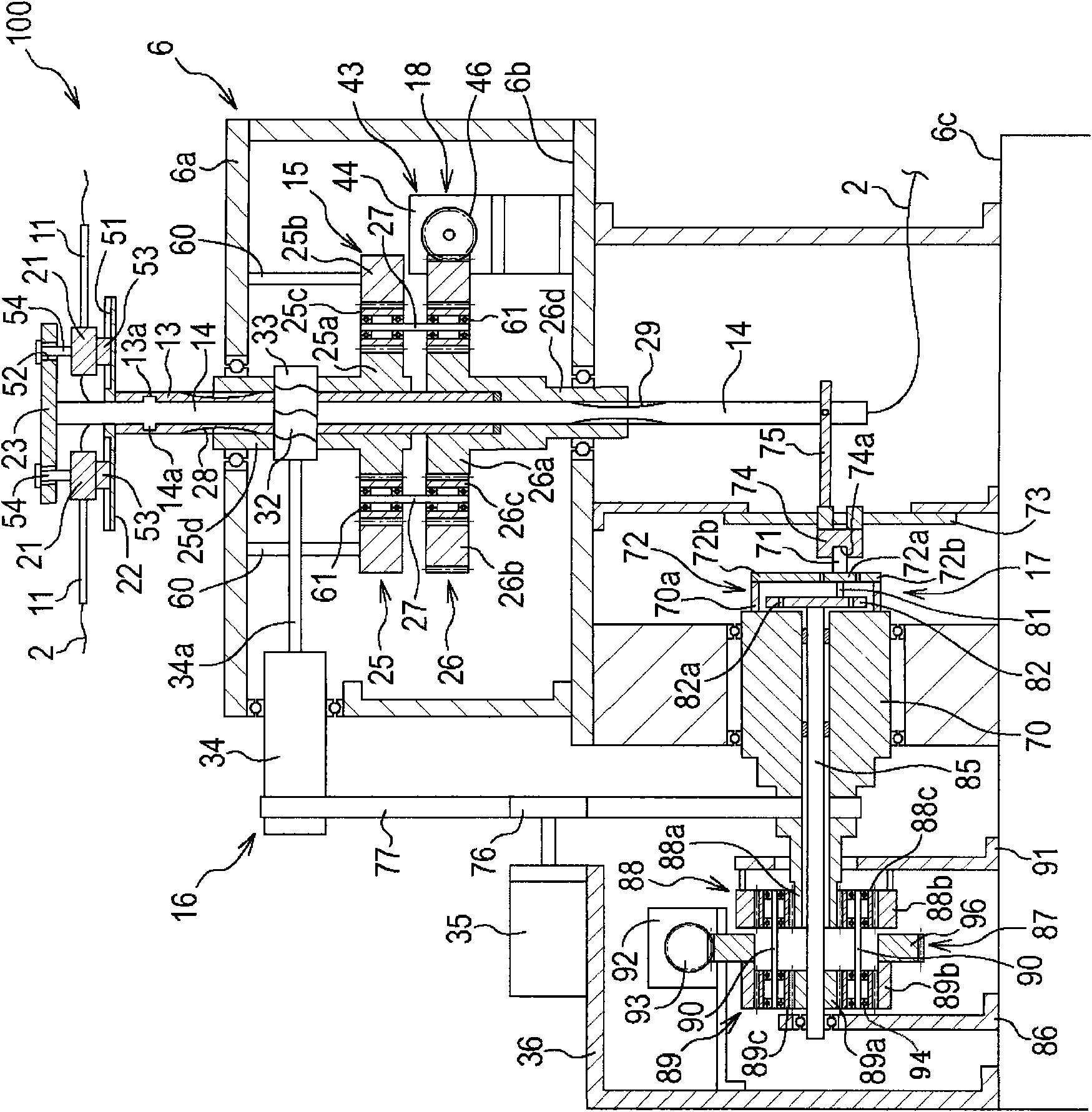 Winding device and winding method