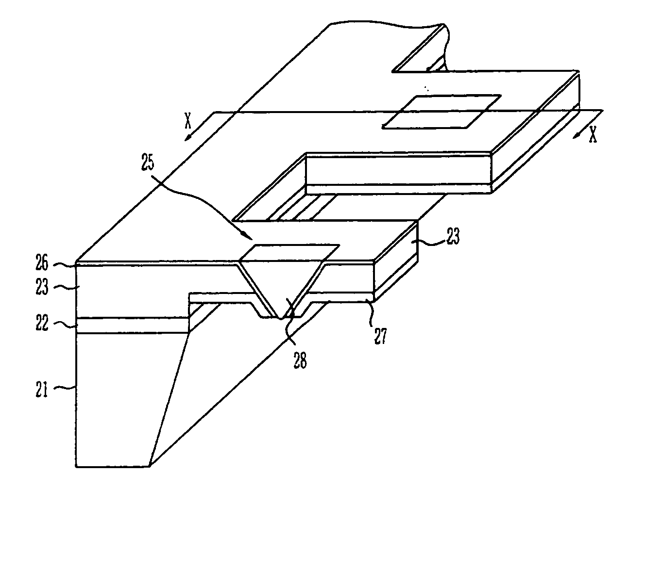 Head for recording and reading optical data and method of manufacturing the same