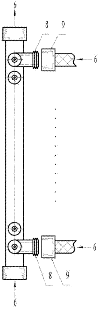 High-temperature radiation temperature enhancement device of quartz lamp used for guided missile thermal test