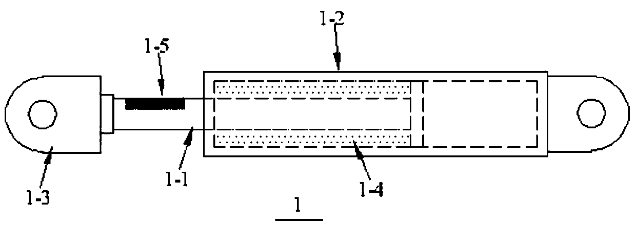 Intelligent damper for synchronously self-monitoring of force and displacement