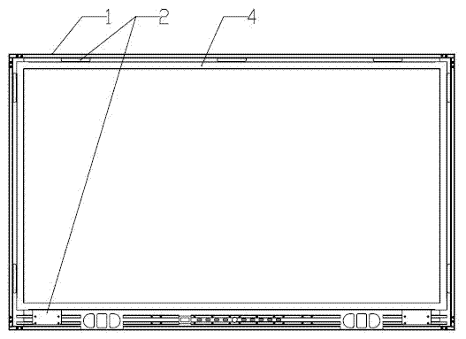 Fixing device for infrared positioning unit