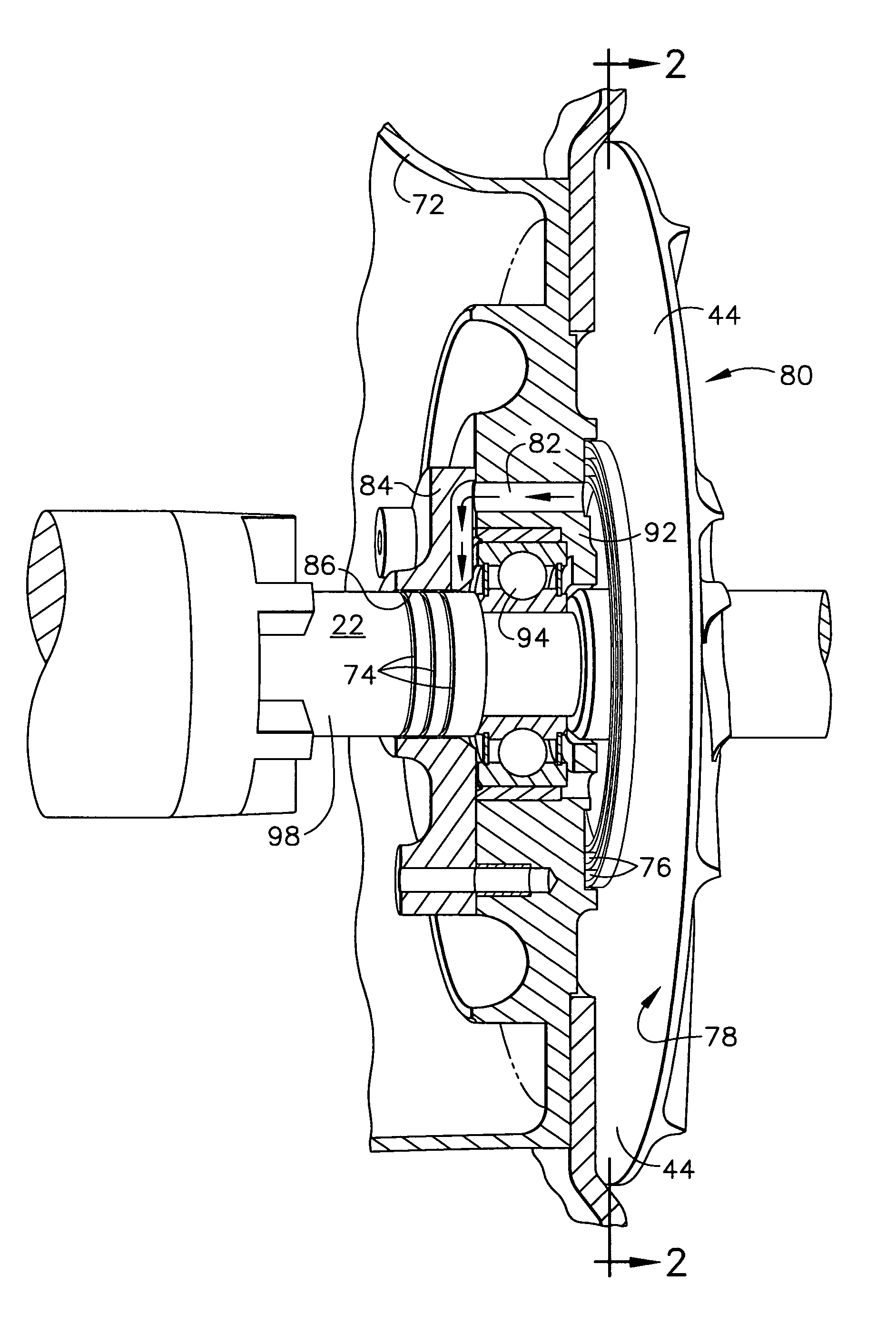 Bearing pressure balance apparatus