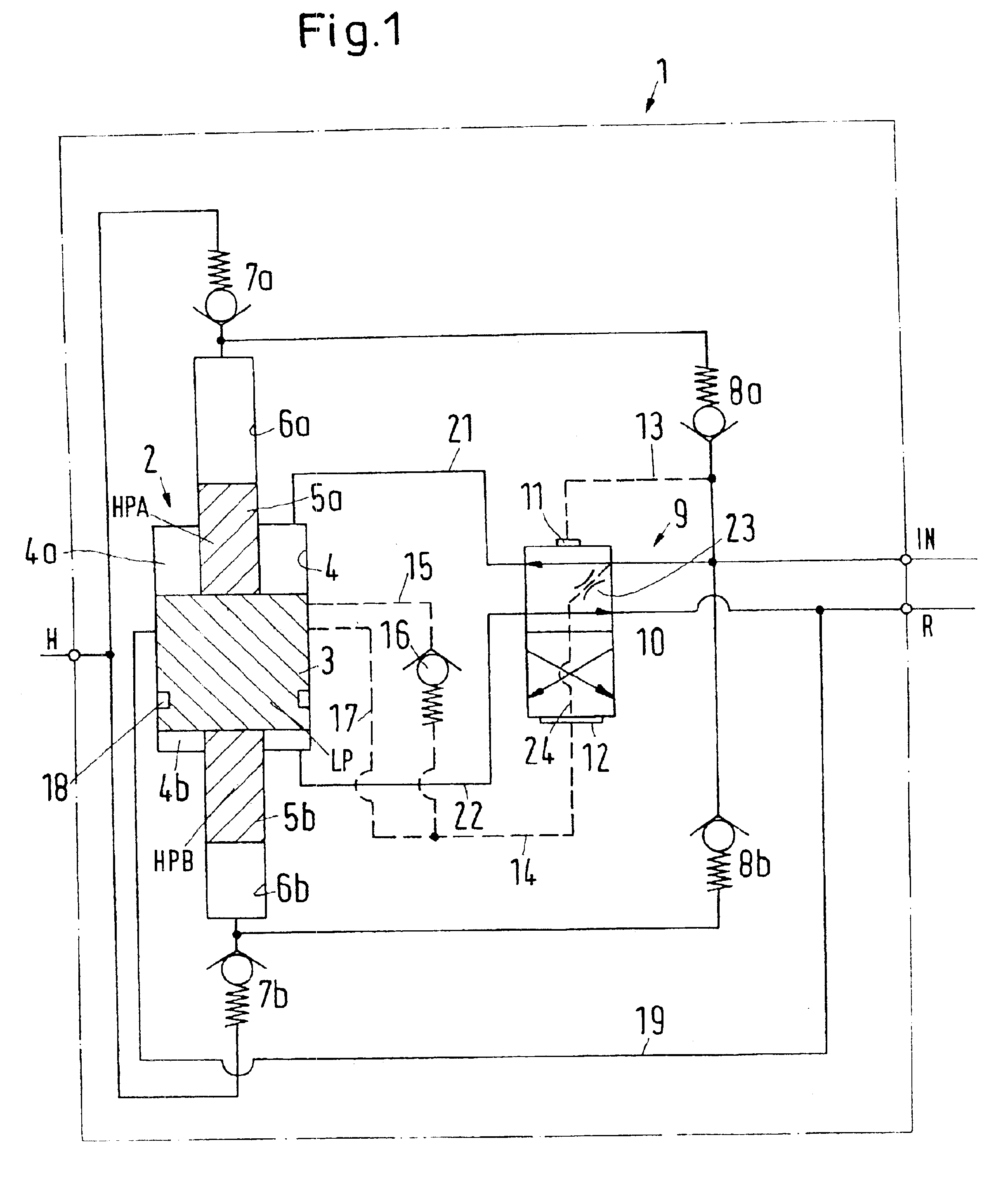 Double-acting hydraulic pressure intensifier