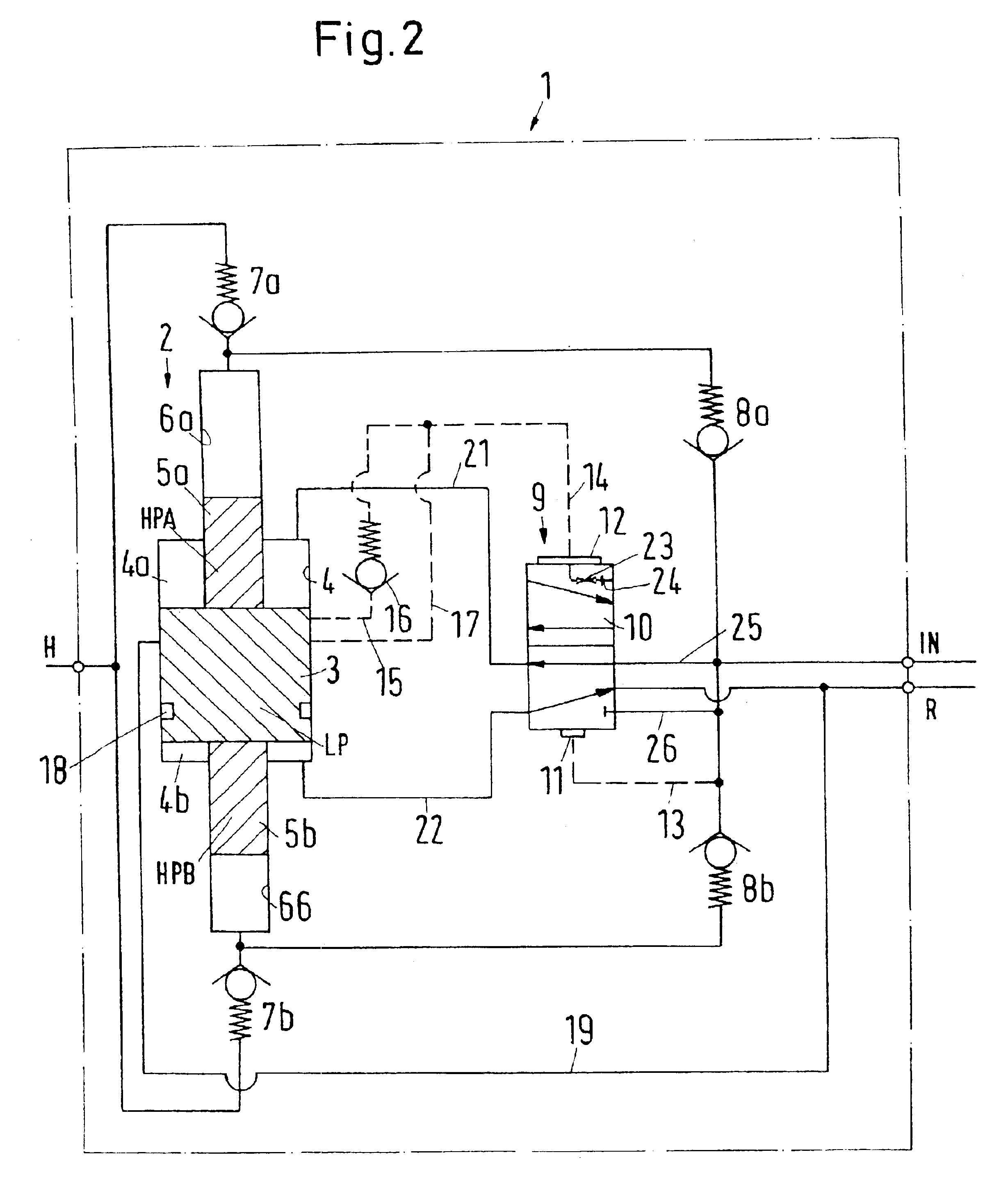 Double-acting hydraulic pressure intensifier