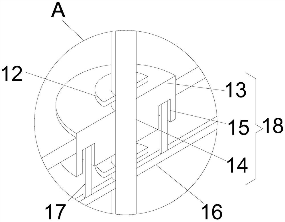 Three-stage drying device for tea leaves