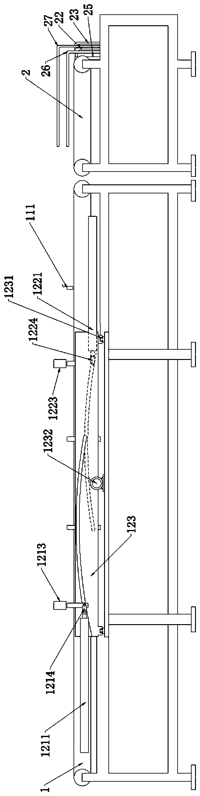 Automatic folding machine for operation drape