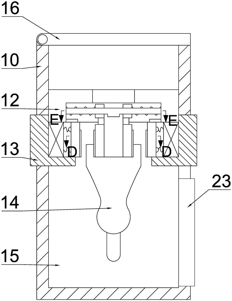 Medical rubber glove damage detection device