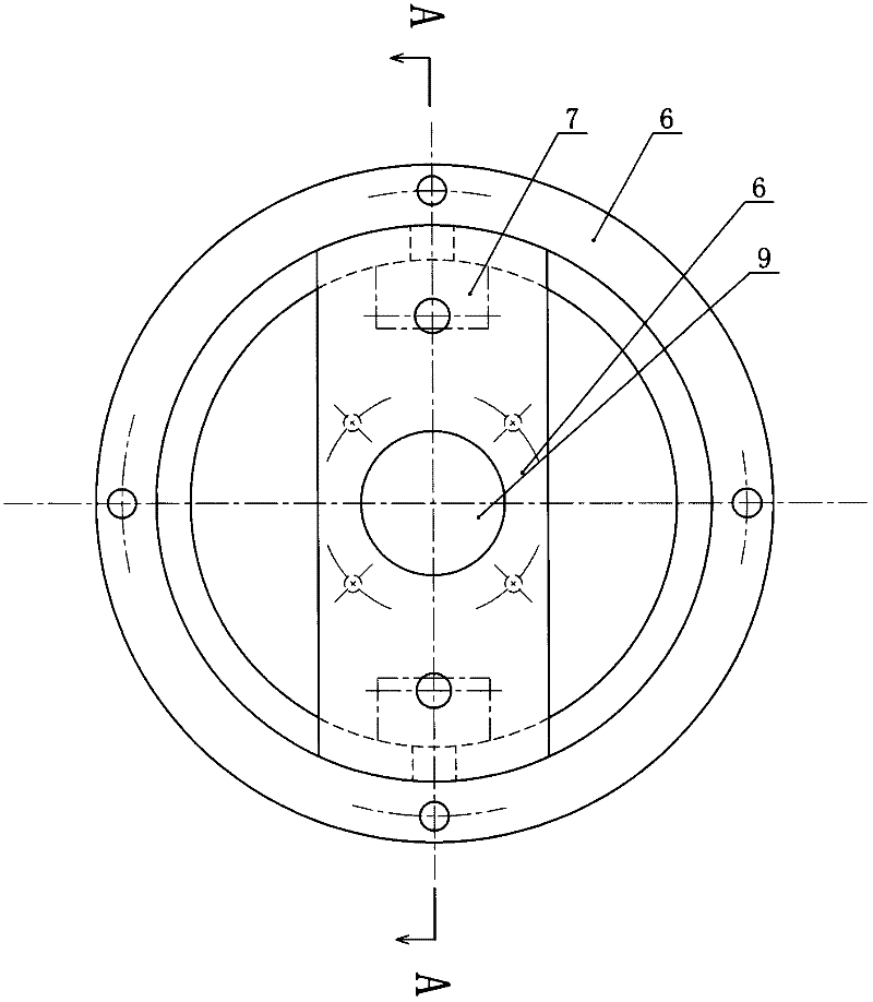 Double-coding mounting bracket for directly-connected low-speed lifter and transmission shafts