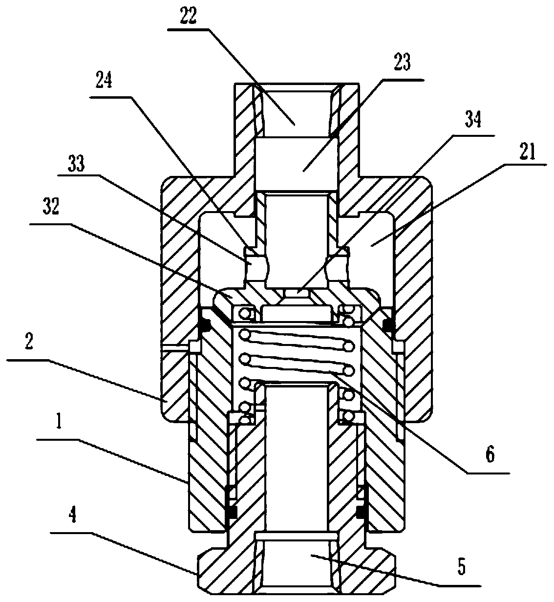 Automatic emission valve capable of realizing slow decompression