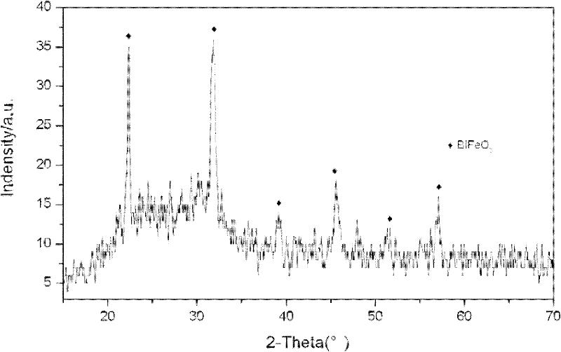 Method for preparing porous bismuth ferrate thin film by CSD (Chemical Solution Deposition) method