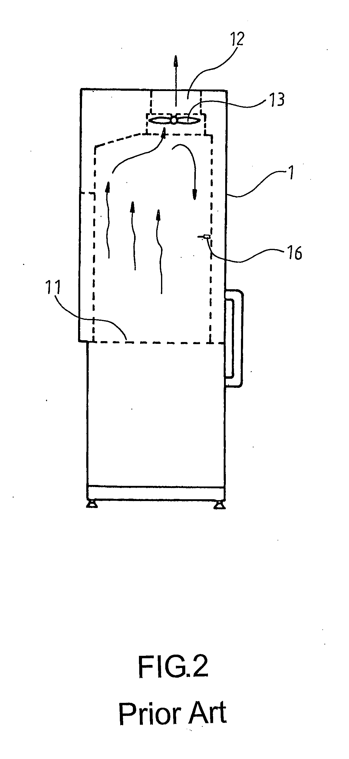 Automatic fire extinguishing equipment of a fume hood