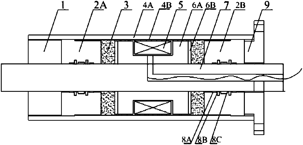 Shear valve type magnetorheological damper and parameter optimization method thereof