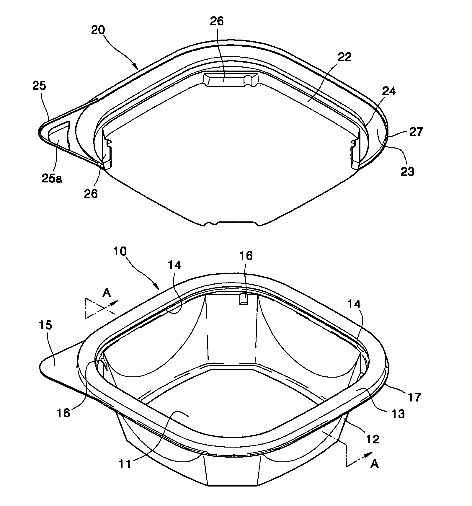 Air-tight reclosable processed food container