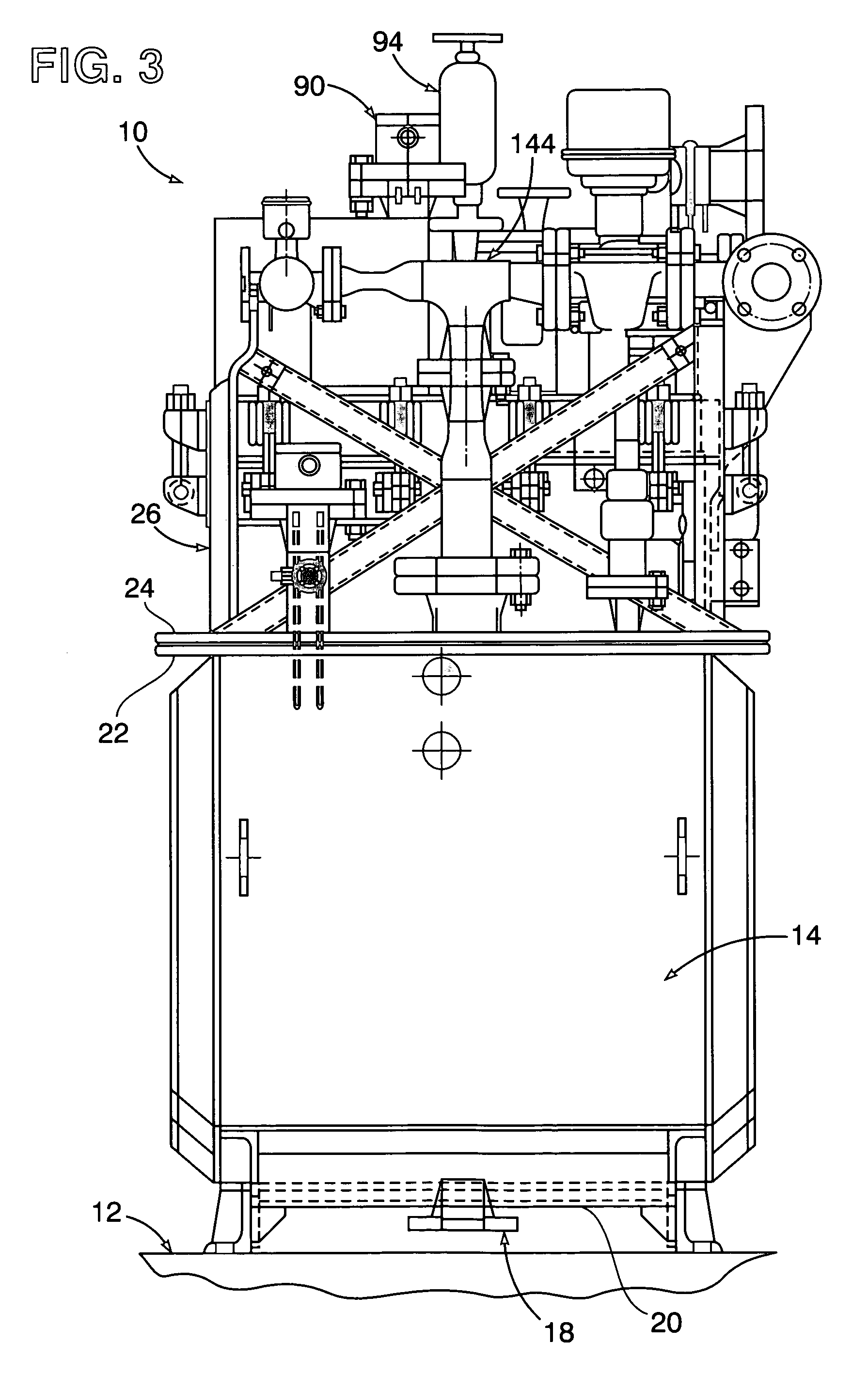 Oil/water separator with enhanced in-situ cleaning