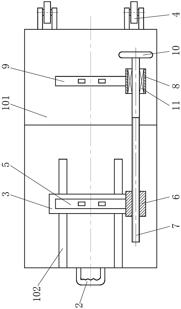 Pay-off support table with adjustable support width for cable coiling drum