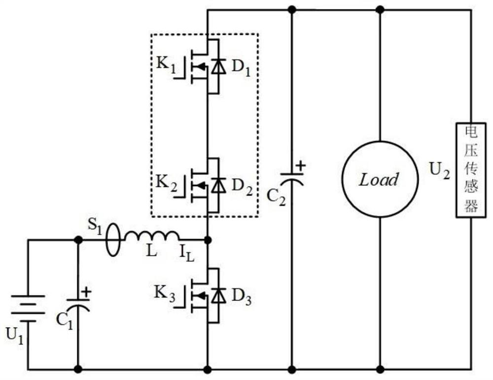 A brushless DC motor boost integrated drive system and control method