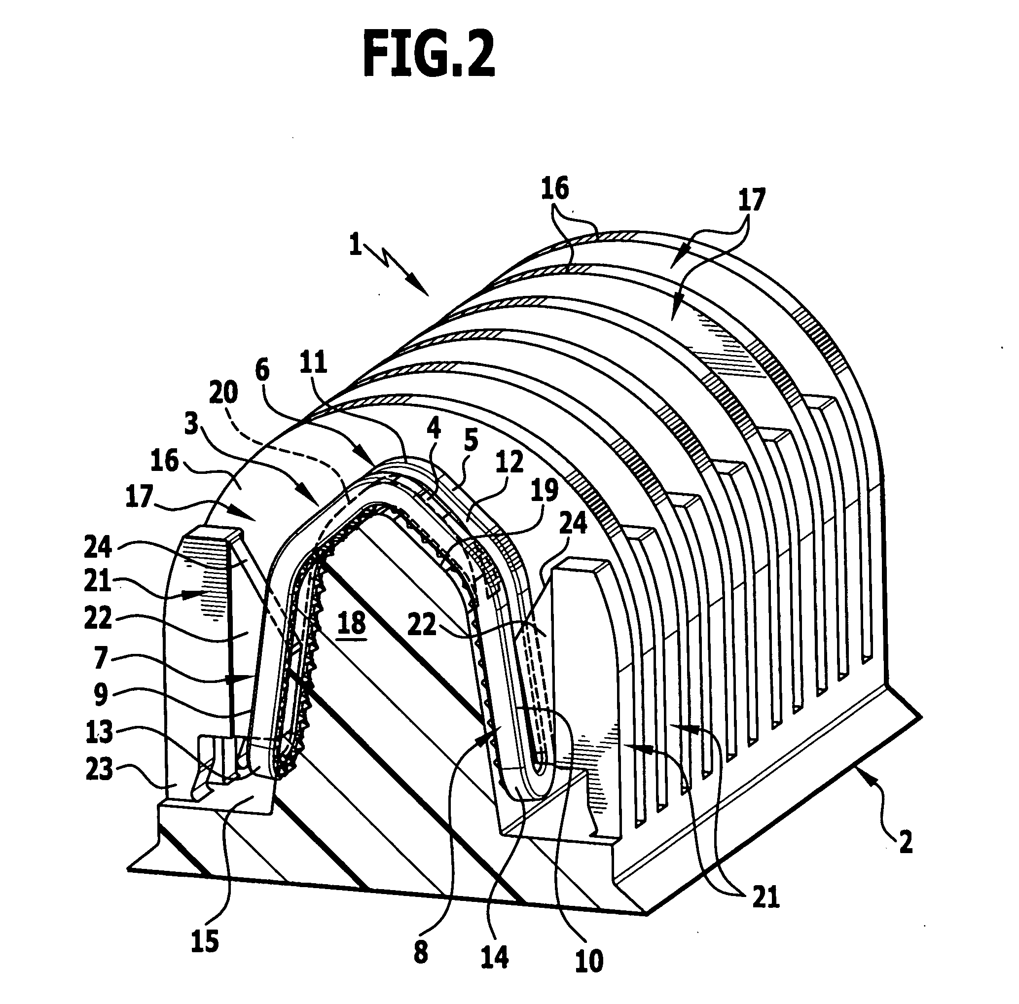 Surgical clip cartridge and housing member for use therein