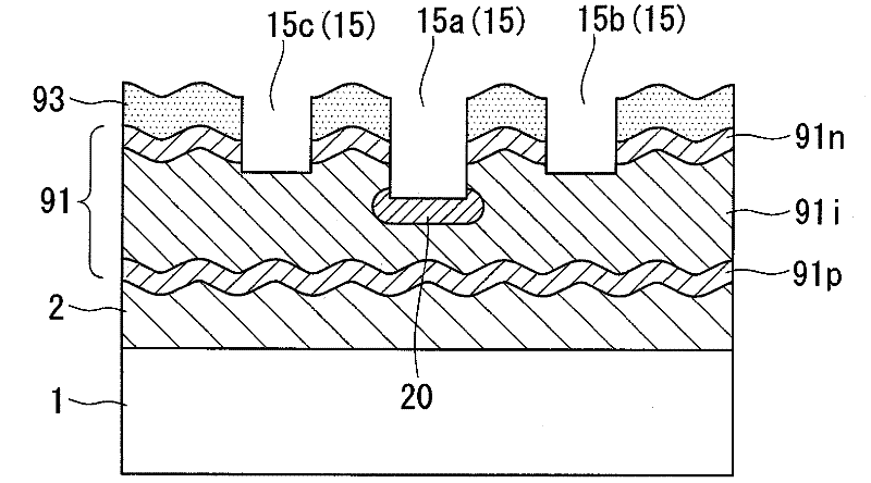 Photoelectric conversion device manufacturing method, photoelectric conversion device manufacturing device, and photoelectric conversion device