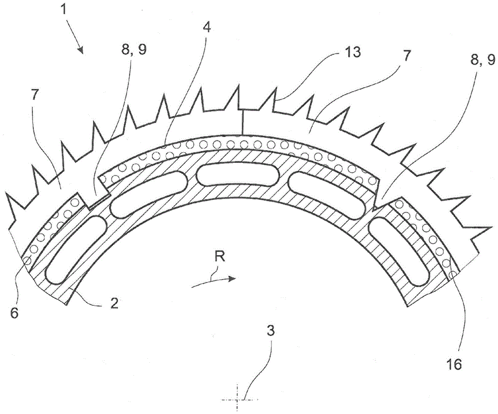Circular combs for textile processing machines