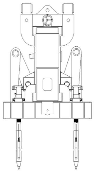 Unmanned grabbing segmental beam lifting appliance and construction method thereof