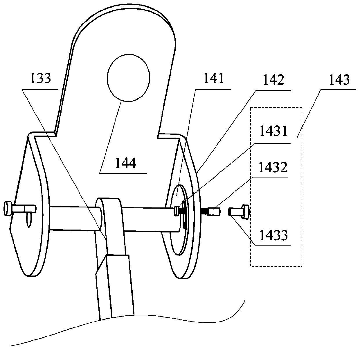 Quadriceps femoris rehabilitation training bed