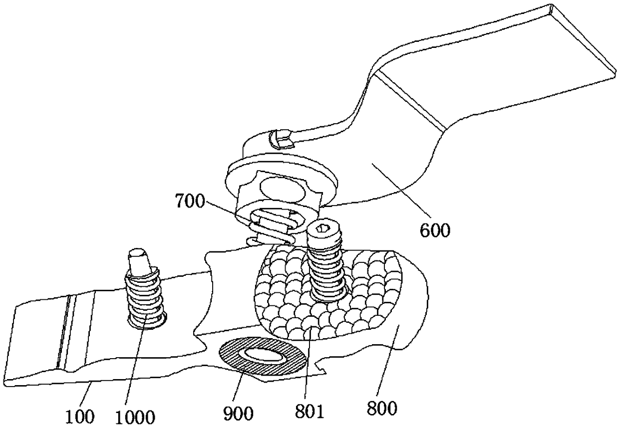 Dustproof conductive touch control body used for accurate conductive contact mechanism