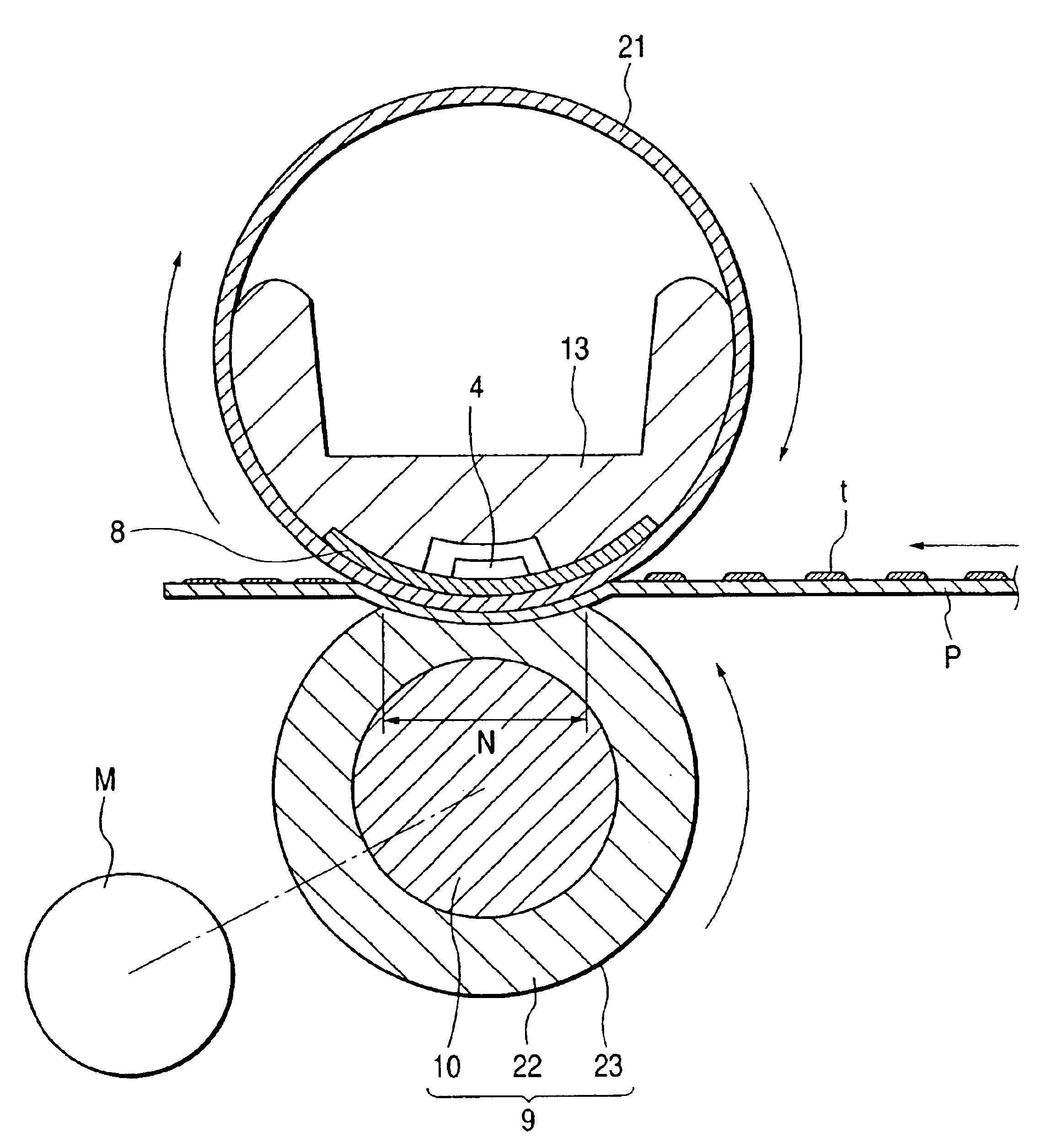 Heater having metallic substrate and image heating apparatus using heater