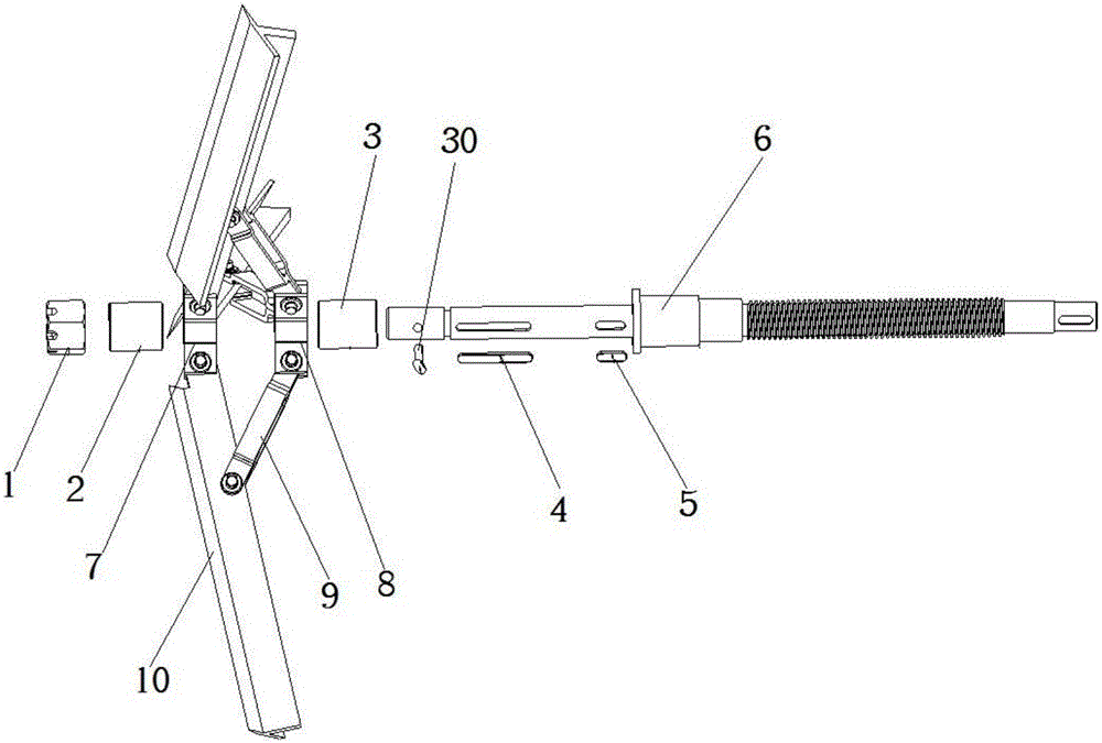 Novel underground drainage pipeline sewage disposal device