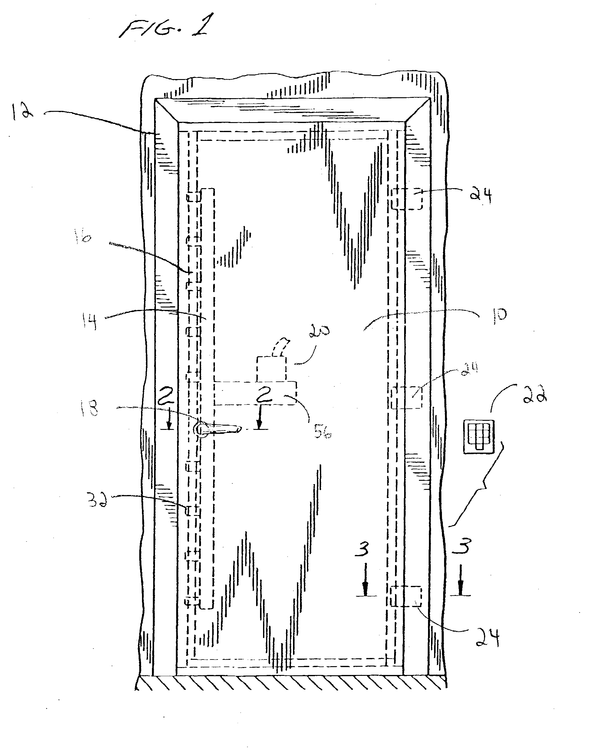 Multi-bolt security door