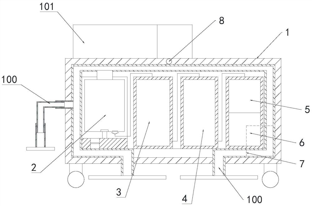 Street fallen leaf recycling system and using method thereof